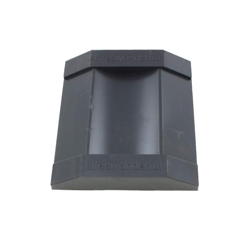 Lifeswonderful - 4X Dark Grey Rubber Castor Cups - Non