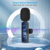 MAYBESTA Wireless Lavalier Lapel Microphone for iPhone 15 Series/Android/Laptop -