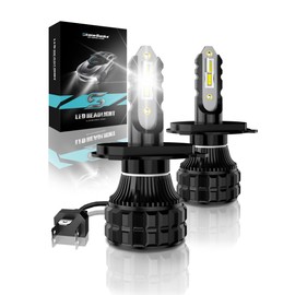 StoneBanks H4 9003 HB2 LED Kit de Conversión,26000LM 160W 300% Brillante Luz Alta Y Baja 6500K Blanca, Bombilla para Faros Delanteras,Plug & Play, 2 Paquetes