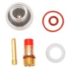 Gerioie Torch Glass Cup, Welding Torch Accessories, Gas Lens, Resistance
