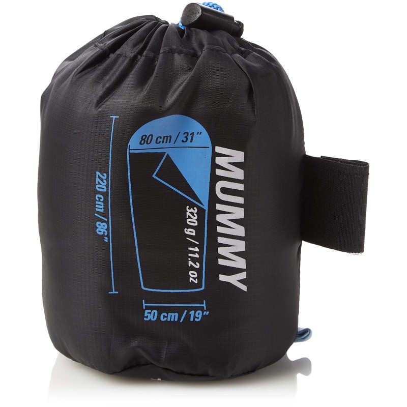 Ferrino Comfort Liner Mummy Schlafsack Bettlaken, Hellblau