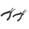 6'' High Carbon Steel Slimline Bent Nose Pliers Round Curved