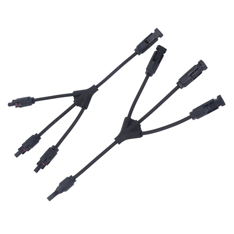 One Pair Solar Panel Connector 3 to 1 Y Branch