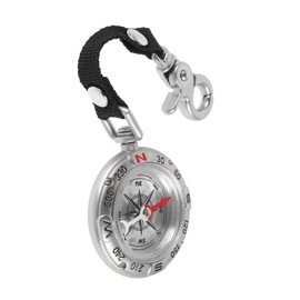 GANAZONO Portable Zinc Alloy Compass Keychain for Outdoor Adventures Wear Resistant Camping Tool Reliable Navigation for Hiking and Mountaineering Essential Survival Gear