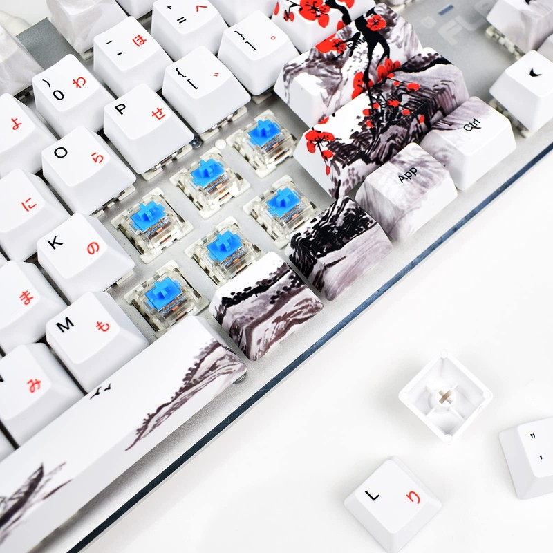 MOLGRIA Keycaps 110 Set for Full Size Mechanical Keyboard, Custom
