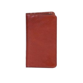 Scully Italian Leather Pocket Telephone/Address Book (Cognac)