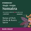 Starbucks Whole Bean Coffee, Dark Roast Coffee, Sumatra, 100% Arabica,