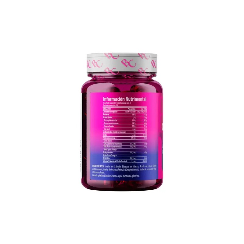 Solanum Omega 3,6,9 Triplex, Linaza, Rimula, 60caps - Sin sabor