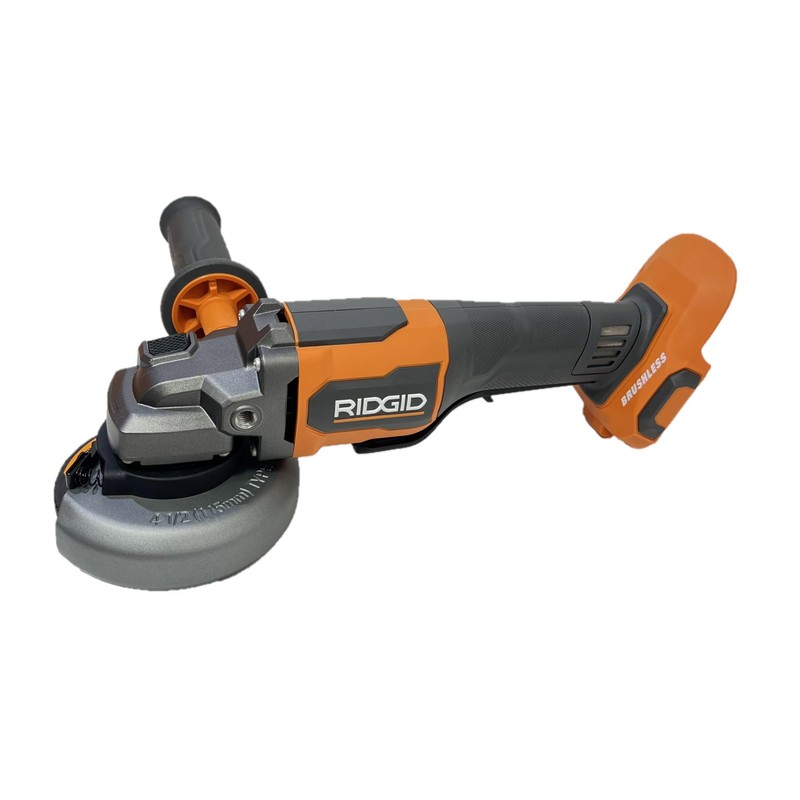 RIDGID 18V Brushless Cordless 4-1/2 in. Paddle Switch Angle Grinder