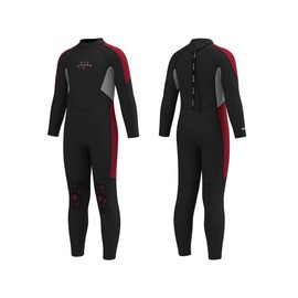 XUKER Kids Wetsuit for Boys Girls Toddlers 3mm Thermal Full Length Back Zip Wetsuit
