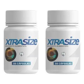 2 Pack Xtrasize Suplemento Alimenticio 60 Caps Sfn 2 Pack