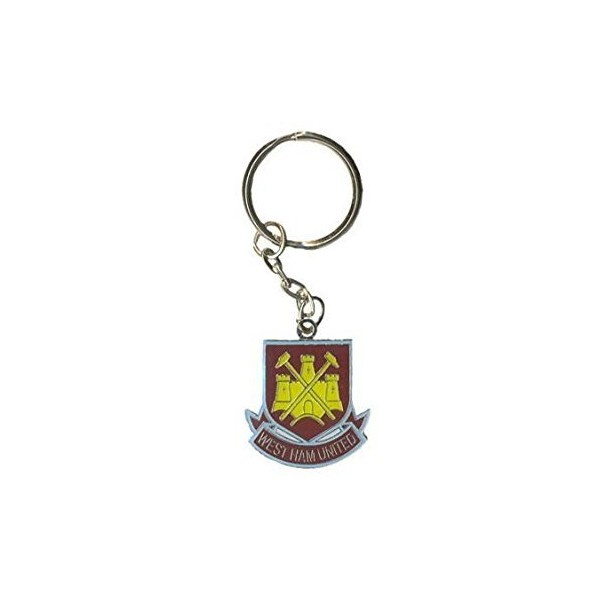 West Ham United FC. Metal Crest Keyring