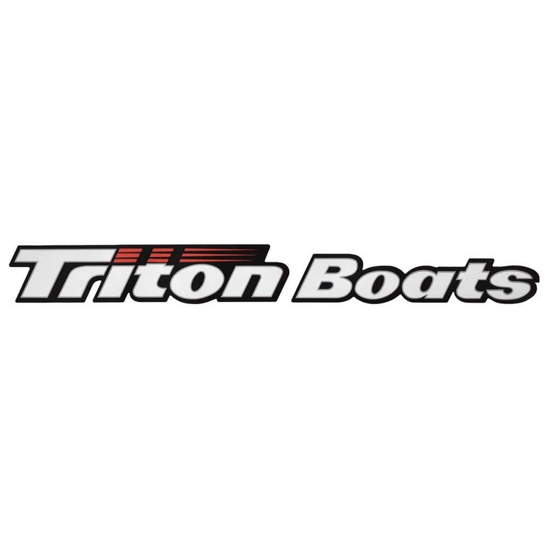 Triton Boat Graphic Decal 209782 | Sticker Red White Vinyl