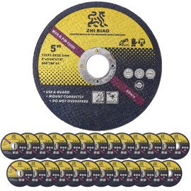 PLEAVIT Disc Grinder Blade Cutting Whetstone Replacement Blade Sander Metal Iron Stainless Steel Cutting Electric Tool (Outer Diameter 4.9 x Thickness 0.04 inches (1.0 mm) x Mounting Hole Diameter 0.9