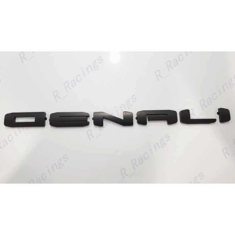 GMC OVERLAY Matte Black DENALI HD DENALI SIERRA Emblem 2020+GMC