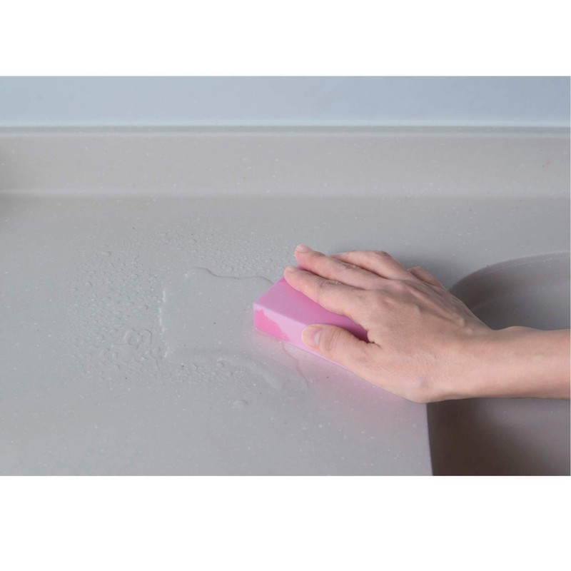 Aion 796-P Super Absorbent Sponge, Square, Pink, Squeeze to Restore