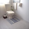 Aran Toilet Mat, 25.6 x 23.6 inches (65 x 60