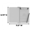 Folding Memo ISO Clipboard - White