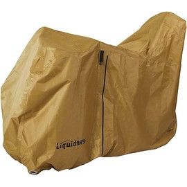 Liquidness Bicycle Cover, Bike Cover, Manufacturer, Thick, 210D Waterproof, Tear Resistant, Anti-Theft, Windproof, Dustproof, UV Protection, Zipper, Storage Bag Included (High Back) (Beige)