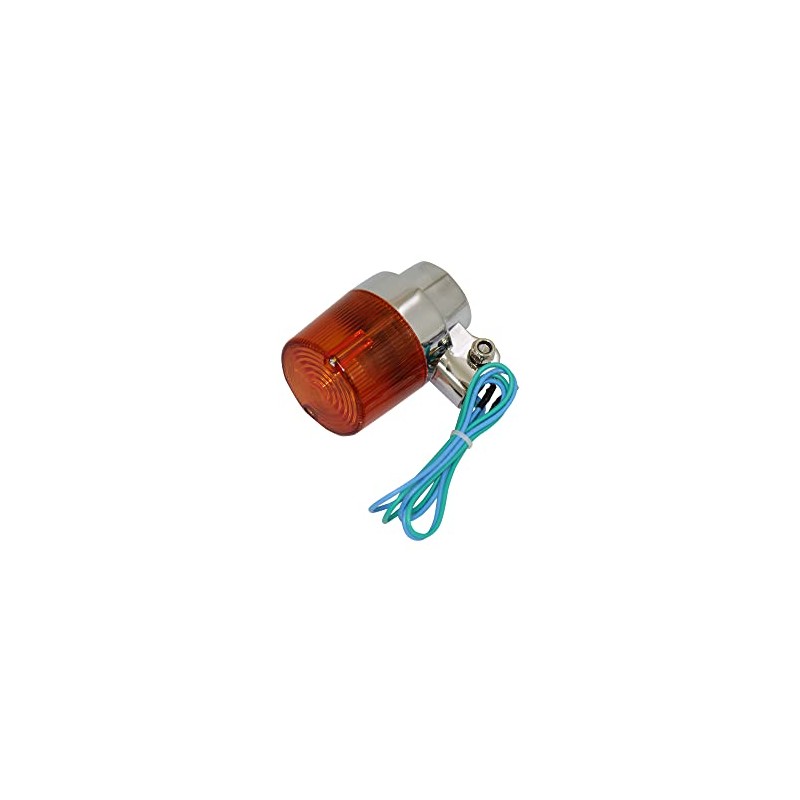 MADMAX General Purpose Round European Turn Signal Orange With Mounting