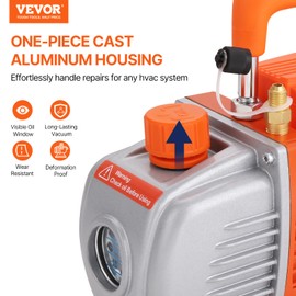 VEVOR Vacuum Chamber with Pump Kit, 3 Gallon, Tempered Glass Lid Vacuum Degassing Chamber and 3.5 CFM Single Stage Pump Set, 250 ml Oil Bottle, for Wood Stabilization, Silicone and Epoxy Degassing