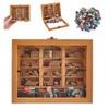 DICOSMETIC Mini Bookshelf Ornament Miniature Book Display Shelf Miniature Bookshelf