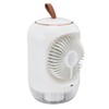 Mini Air Conditioner Humidifier Aromather 3 Gears 5 Blades USB
