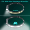 Linterna frontal recargable, SEVENKA 2 faros LED, haz ancho, faro
