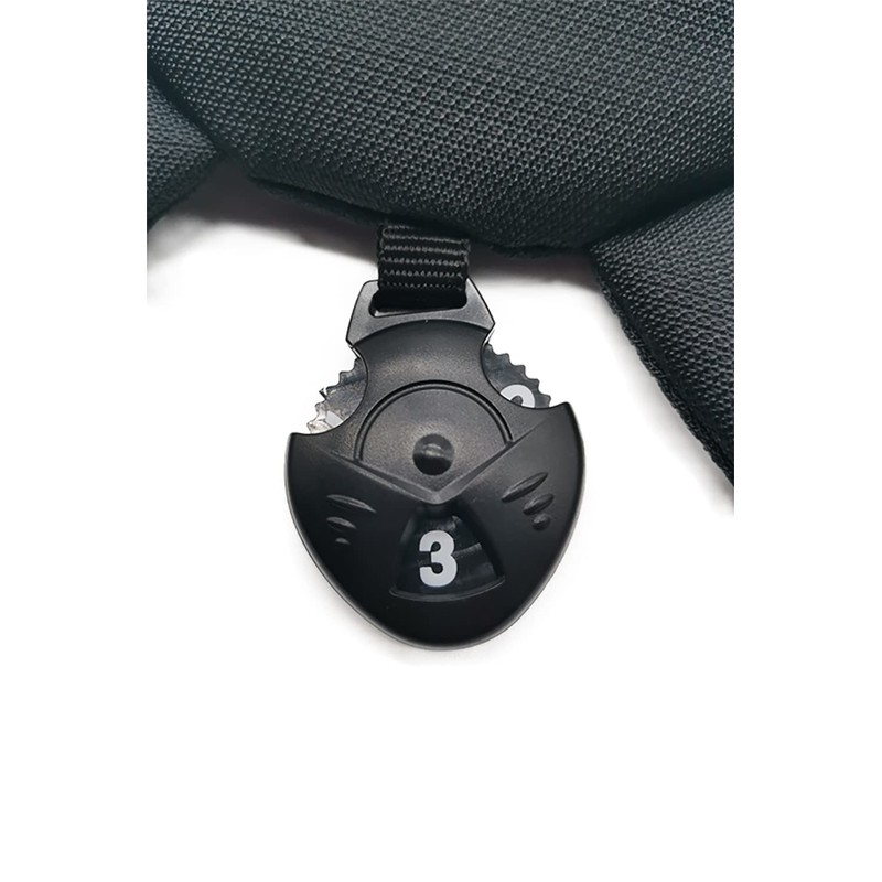 P.Golf Black Cat Head Cover (UT Single Item)