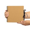 Scrapbook Spiral Bound Photo Album for Wedding Couple Travel Memory