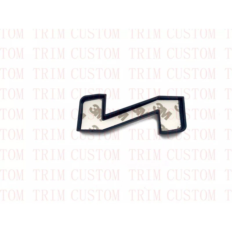 4TO TRIM Gloss Black Overlay Emblems Letters Fit 2021-2022 GMC