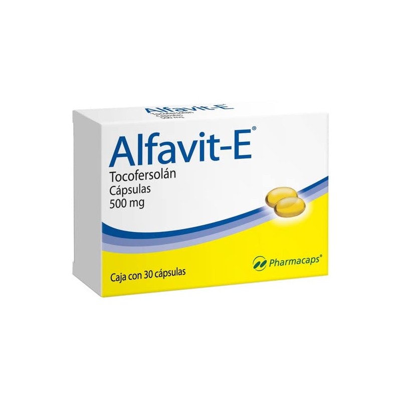 GELCAPS Alfavit - E Tocofersolán Vitamina E 500mg C/30 Cap