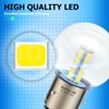 SOFOC- BA21D LED Headlight Bulbs High/Low Beam,Yellow G40 Bulb for