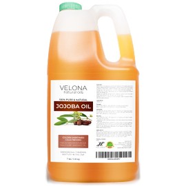 Jojoba Oil - 112 oz | 100% Pure and Natural | Golden, Unrefined, Cold Pressed, Hexane Free | Moisturizing Face, Hair, Body, Skin Care, Stretch Marks, Cuticles