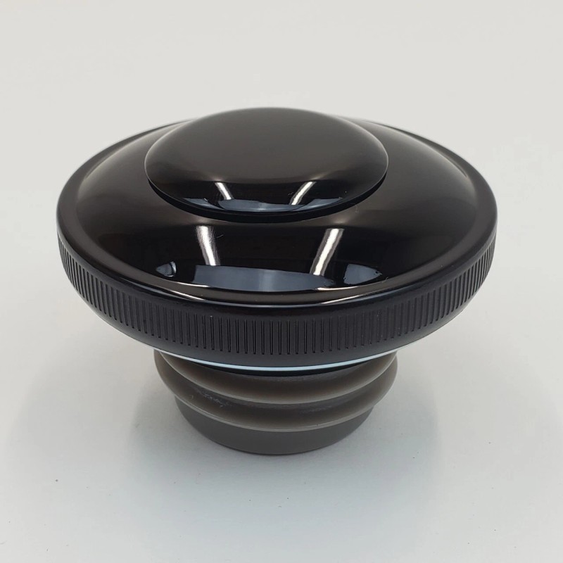 Billet Proof Designs Locking Gas Cap LH Thread Black for