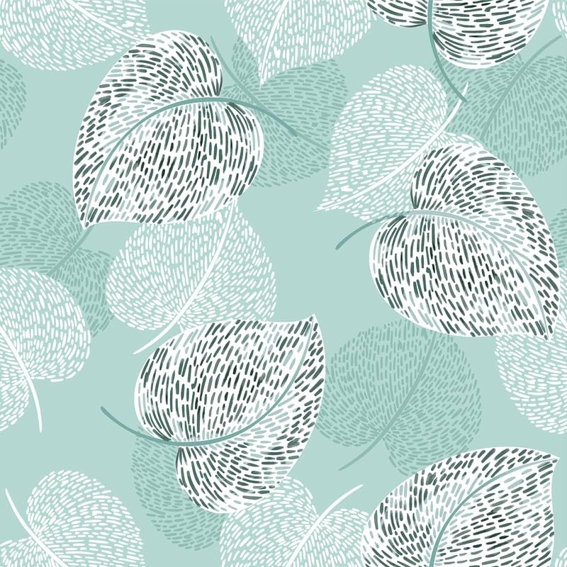 Martina Home Oilcloth Tablecloth SIL Aqua Green 140 Round