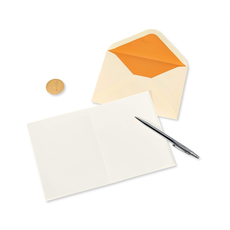 Papyrus Blank Card (Elegant Flowers)