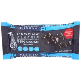 Pascha Chocolate Baking Chip 55% Caca, 8.8 oz