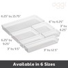 Oggi Clear Drawer Organizer - 6" X 6.25"- Ideal for