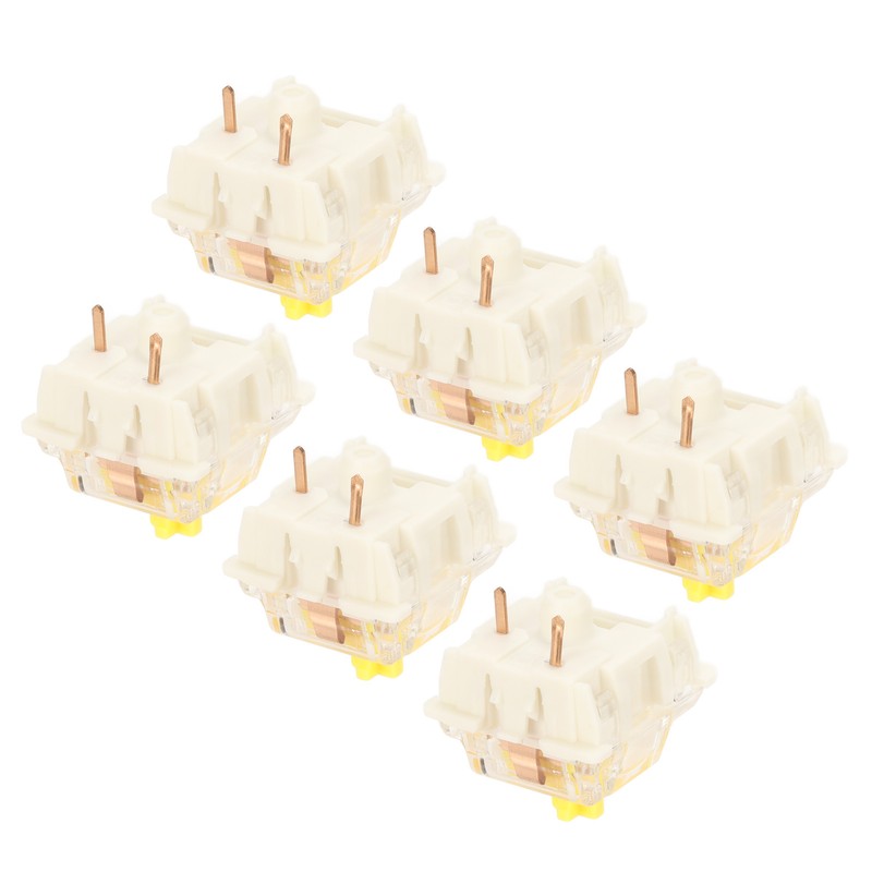 45Pcs Mechanical Keyboard Switches Waterproof Backlight Silent Linear Mechanical Key