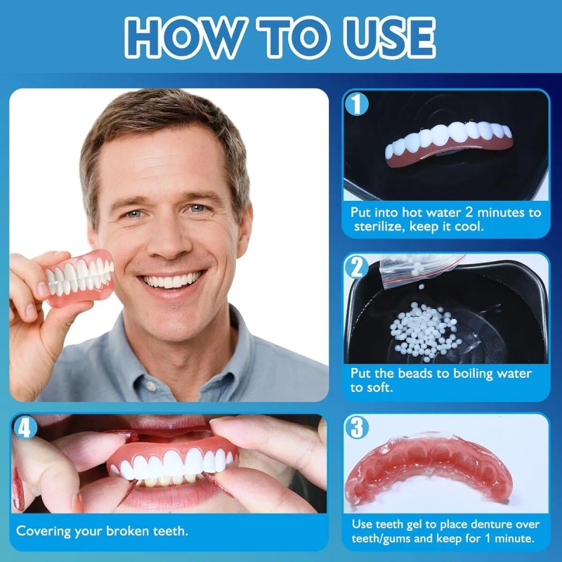 Dientes Postizos Moldeables Carillas Dentales