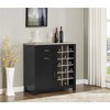 Ameriwood Home Carver Bar Cabinet, Black