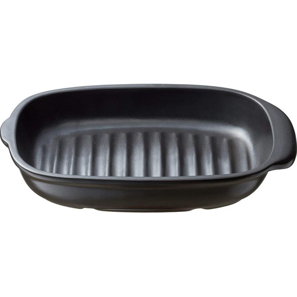 Ishigaki 4223 Grill Plate, Heat Resistant Pottery, Width 9.4 x