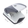 Hole Punch Small Plastic Adjustable Positioning Punching Machine for Stationery