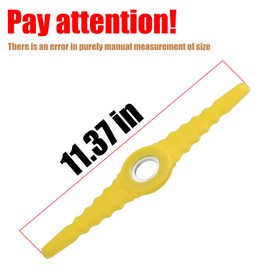 SB601RB Electric Trimmer Replacement Blade, for Sun Joe Sharper Electric Trimmer/Edger SB600E, SB601E, SB602E (Beware of Hard Metals and Rocks) 4 Pack Yellow