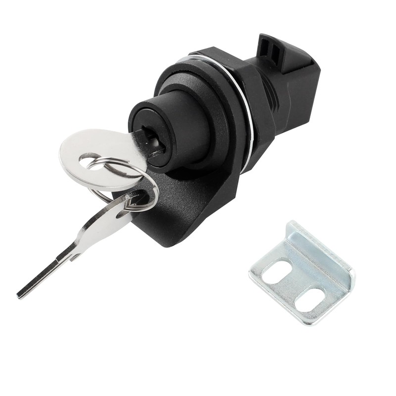 HOWDIA 1Pcs Push Button Lock Glove Box Latch, Tool Box