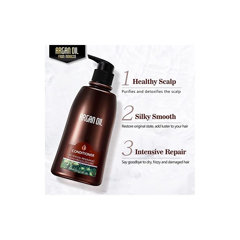 NUSPA NUSPA Juegos de Champú y Acondicionador de Aceite de