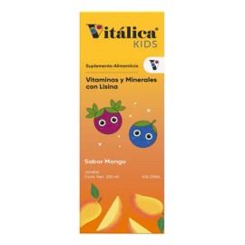 Vitalica Kids Suplemento Alimenticio Jarabe 250 Ml