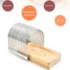 Bread Slicer, Stainless Steel Manual Bread Slicer, Compact Bread Cutter