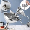 KALOLINNA Funnel Stainless Funnel Set of 5 3 Sizes Funnel